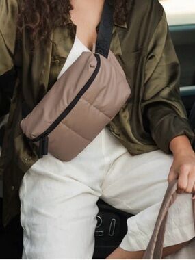 Calpak Luka Belt Bag Waist Bag Fanny Pack Crossbody in Chocolate Light Brown